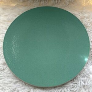 SASAKI Colorstone Vert de Gris Textured  Large Round Platter 12 inch Servingware